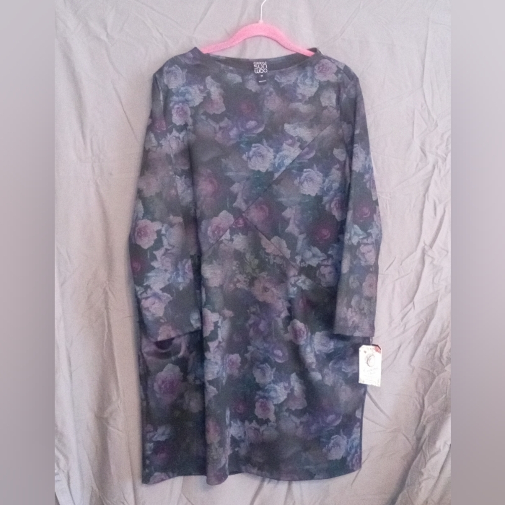 Clara Sun Woo Floral Long Sleeve Dress - Multicolor